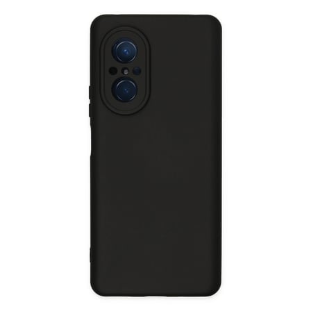 Huawei Nova 9 Se Kılıf Nano İçi Kadife Silikon - Siyah