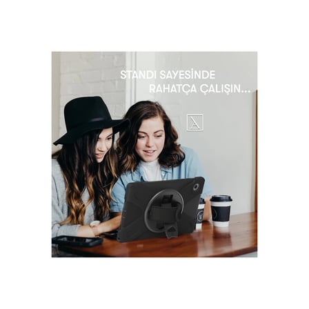 Samsung Galaxy X200 Tab A8 10.5 Kılıf Amazing Tablet Kapak - Mor