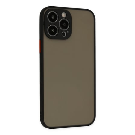 İphone 15 Pro Max Kılıf Montreal Silikon Kapak - Siyah