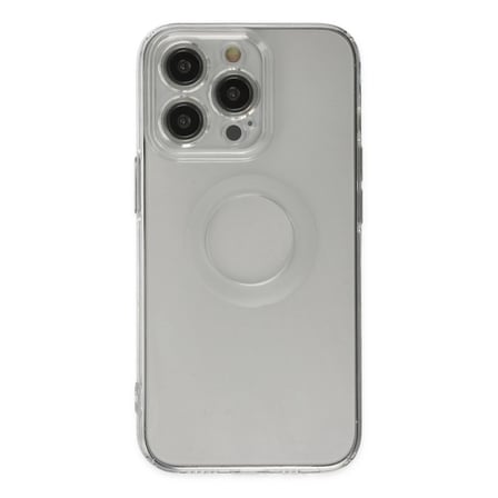 İphone 14 Pro Kılıf Santa Lens Silikon - Şeffaf