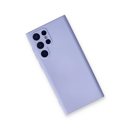 Samsung Galaxy S23 Ultra Kılıf Nano İçi Kadife Silikon - Lila