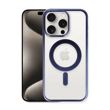 İphone 15 Pro Max Kılıf Erozi Magsafe Kapak - Lacivert