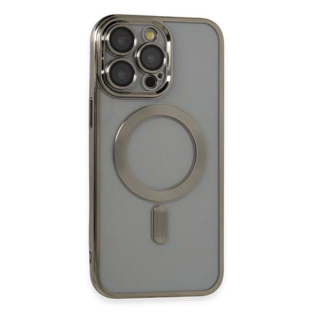 İphone 14 Pro Max Kılıf Kross Magneticsafe Kapak - Titan Gri