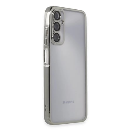 Samsung Galaxy A05s Kılıf Razer Lensli Silikon - Gümüş