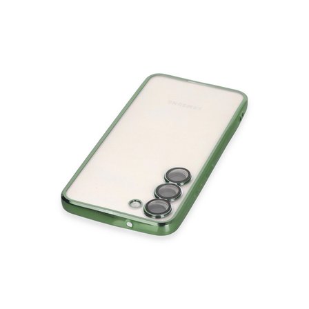 Samsung Galaxy S24 Kılıf Razer Lensli Silikon - Yeşil
