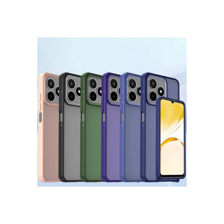 Realme C53 Kılıf Elegant Kapak - Pudra