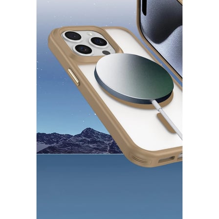 İphone 16 Pro Kılıf Enka Magsafe Silikon Kılıf - Şeffaf