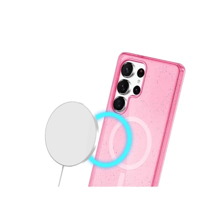Joko Samsung Galaxy S23 Ultra Kılıf  Magsafe Kapak - Pembe