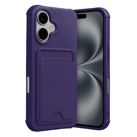 İphone 17 Kelvin Kartvizitli Silikon - Derin Mor