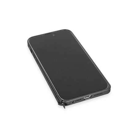 Joko İphone 15 Pro Max Kılıf Metal Bumper Magneticsafe Kapak - Siyah