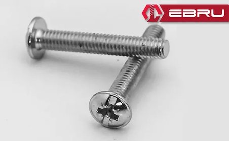 Yuvarlak Yıldız Başlı Rysb Kulp Vidası, Civata M4x30 - 500 Adet