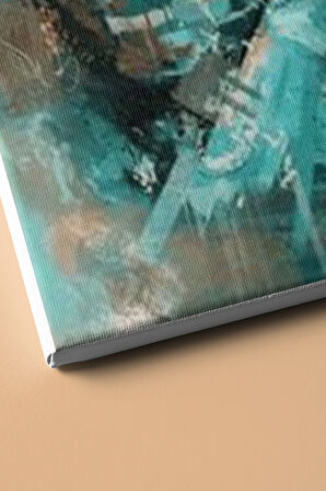 Sayılarla Boyama Seti Kasnaklı Mavi Bakış 60 X 75 Cm