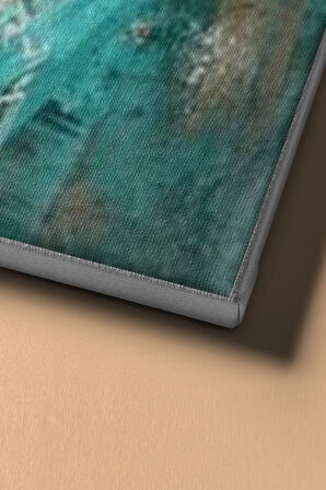 Sayılarla Boyama Seti Kasnaklı Mavi Bakış 60 X 75 Cm