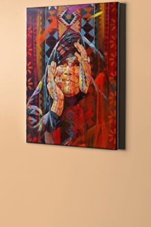 Sayılarla Boyama Seti Kasnaklı Yörük Ana 60 X 75 Cm