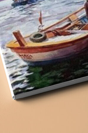 Sayılarla Boyama Seti Kasnaklı Boğazdaki Balıklar 60 X 75 Cm