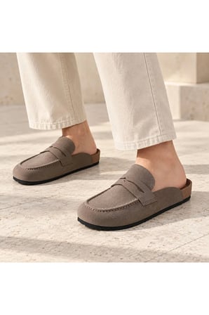 Dadwolf Naples Wrapped 1029675 Loafer Terlik Mantar Taban Hafif Kaymaz Rahat Arkası Açık Günlük Makosen