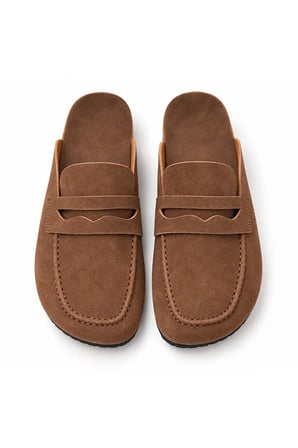 Dadwolf Naples Wrapped 1029675 Loafer Terlik Mantar Taban Hafif Kaymaz Rahat Arkası Açık Günlük Makosen