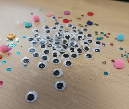 12mm Oynar Göz - Hobi, Amigurumi ve El Sanatları için - 100 Adet