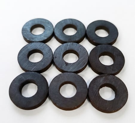 17 mm Güçlü Delikli Yuvarlak Mıknatıs - 50'li Paket - Magnet ve El Yapımı Ürünler İçin Hobi Mıknatısı