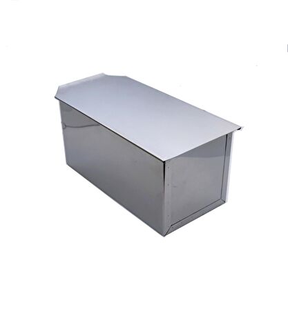 Narkalıp Baton Tost & Ekmek Kalıbı Kapaklı (10x10x17 cm) Paslanmaz Çelik