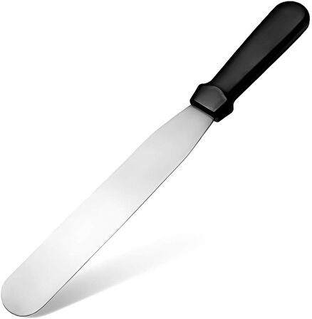 Narkalıp Düz  Pasta Sıvama Spatula 25CM Oval Başlı