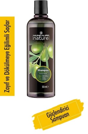 Nature Zeytinyağlı Şampuan 500 ml x2 ADET