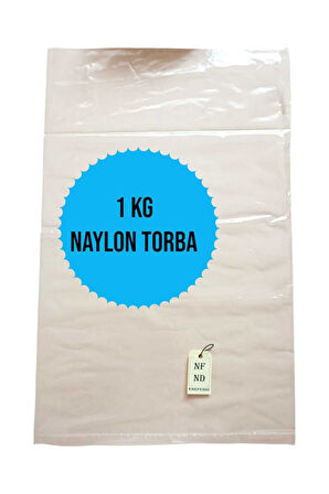 4'LÜK NAYLON TORBA POŞET ALIŞVERİŞ SAĞLAM ERZAK ŞEFFAF BAKKALİYE TORBASI 1 KG 28x45cm