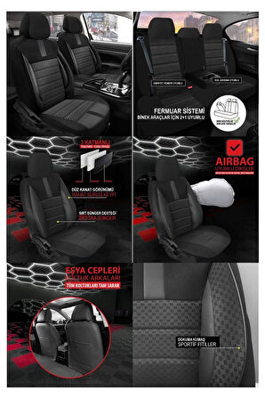 Mazda Cx-5 Koltuk Kılıfı Oniks Plus Füme