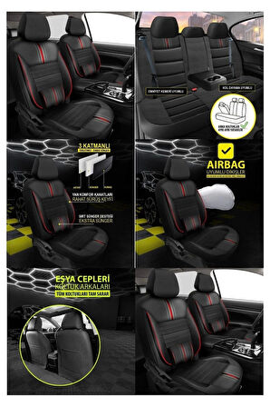 Seat Cordoba  Naz Oto carbon deri kırmızı