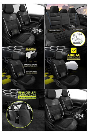 Subaru İmpreza  Naz Oto carbon deri siyah
