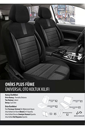 Volvo Xc90 Koltuk Kılıfı Oniks Plus Füme