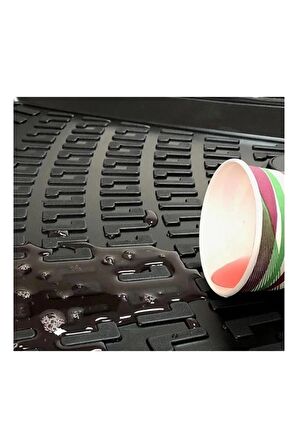 Nissan Micra 2019 Sonrası 3D Siyah Kokusuz Havuzulu Paspas Takımı