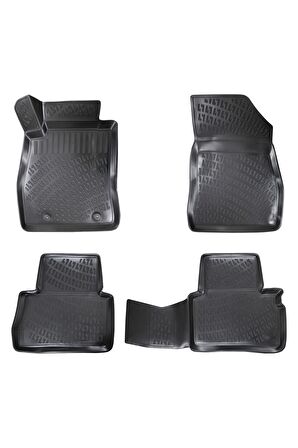 Mini Cooper R56 2006-2013 3D Siyah Kokusuz Havuzulu Paspas Takımı