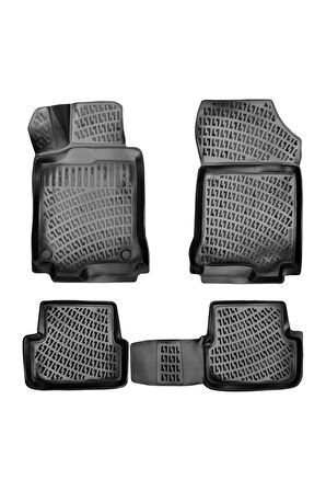 Renault Clio 2 1998-2005 3D Siyah Kokusuz Havuzulu Paspas Takımı