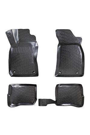 Audi A4 B5 1995-2001 3D Siyah Kokusuz Havuzulu Paspas Takımı