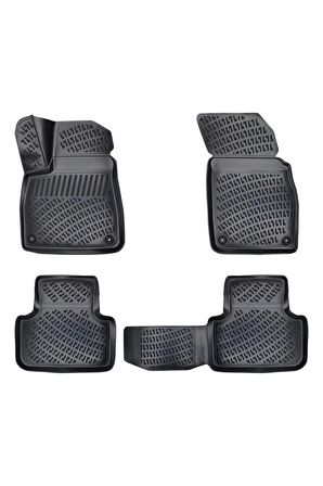 Rizline Bmw 5 Serisi F10 2013 Sonrası 3D Havuzlu Paspas