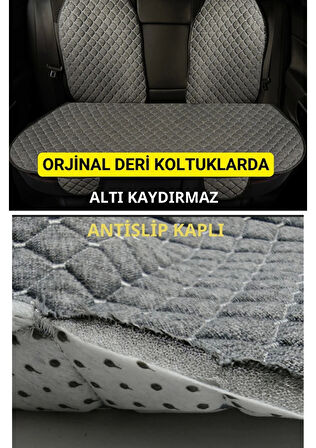 OPEL combo-d-2012-2018-tkmTerletmez Kaymaz Keten Oto Minder Kılıf Komple Set ( 7 Parça ) Füme