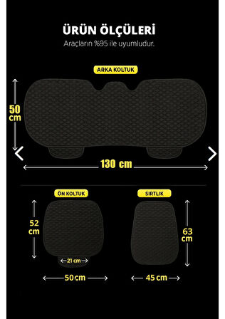 BMW 3 SERİSİ E 21Terletmez Kaymaz Keten Oto Minder Kılıf Komple Set ( 7 Parça ) Gri