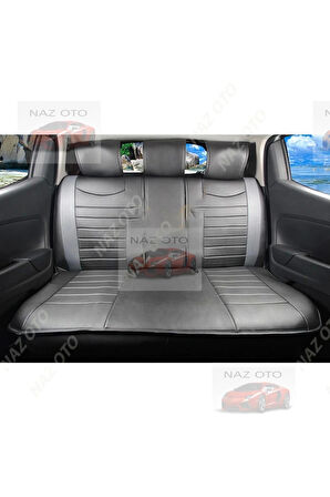 SPESIYAL Siyah Kırmızı Deri ORTAPEDİK Araç Koltuk Kılıfı