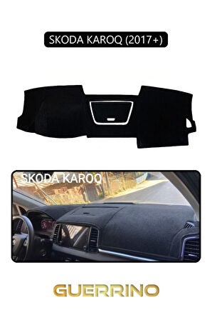 SKODA KAROQ 2017+TORPİDO KORUMA HALISI SİYAH KENAR