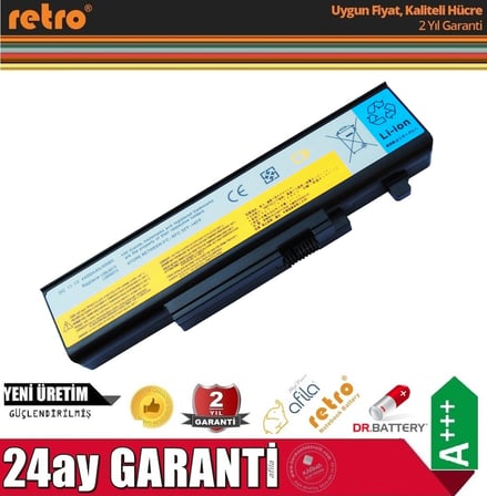 Lenovo ideaPad Y450, Y550 Serisi Notebook Bataryası, Laptop Pili L08L6D13 / RLL-014