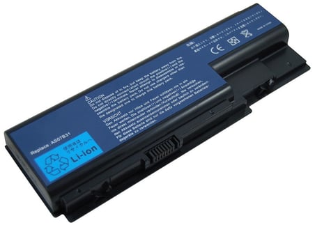 Acer Aspire 5710G, 5720G, 5930G AS07B31 Notebook Bataryası, Laptop Pili - 65Wh - 8 Cell - 14.8V / RACL-031