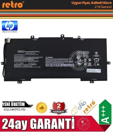Hp Envy 13-d, 13-d000, 13-d100, VR03XL Notebook Bataryası, Laptop Pili / RHL-135
