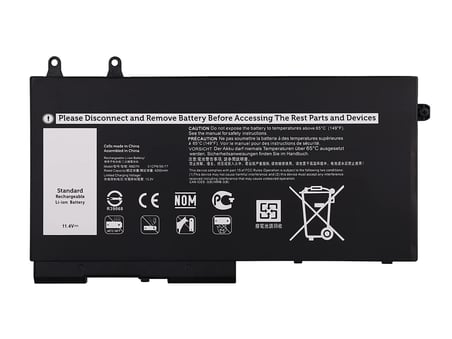 Dell Latitude 5400, 5500 R8D7N Notebook Bataryası, Laptop Pili - 3 Cell - 11.4V / RDL-219