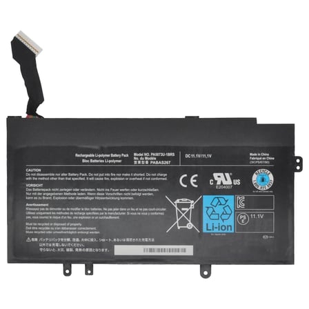 Toshiba Dynabook Satellite U920T, U925T, PA5073U-1BRS PABAS267 Notebook Bataryası, Laptop Pili