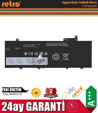 Lenovo ThinkPad T480s (Type 20L7, 20L8) L17L3P71 Notebook Bataryası, Laptop Pili / RLL-115