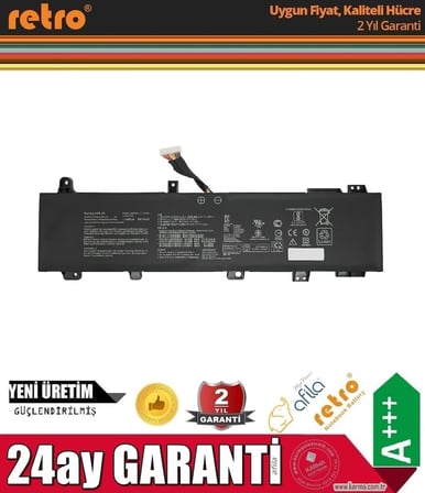Asus FX506H, FX506I, FX506L, FX506Q, C41N1906-1 (Ver.2) Notebook Bataryası, Laptop Pili / RASL-210