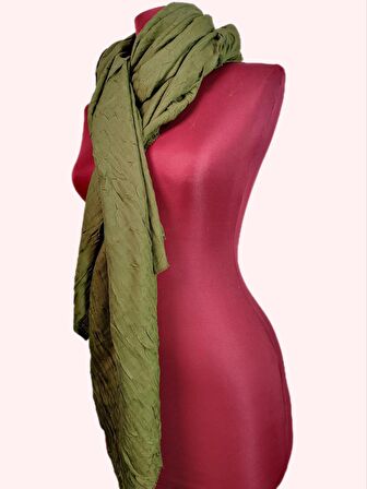 NEOWEAR Bambu Kraşlı Özel Dokulu Şal Nefti