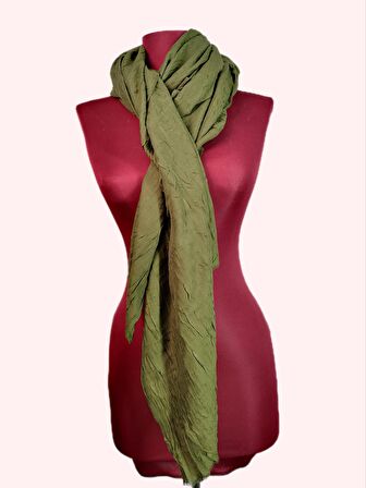 NEOWEAR Bambu Kraşlı Özel Dokulu Şal Nefti