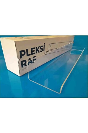 Pleksi Duvar Rafı Kitaplık Ve Banyo Düzenleme Rafı 30cm X 10 Cm  ÇİFT TARAFLI BANT HEDİYE